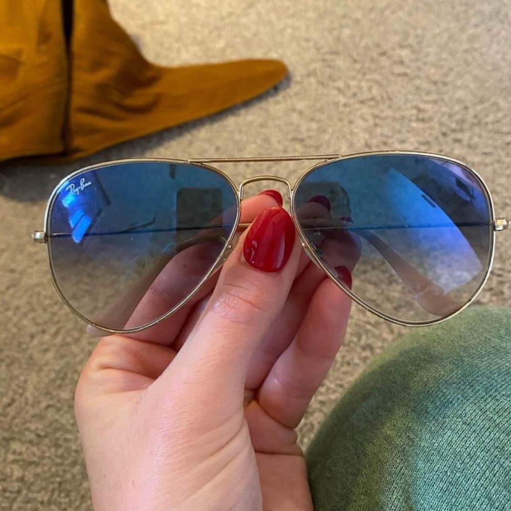 Ray bans- aviator gradient